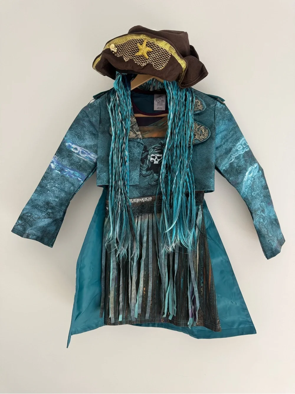 Disney Store Uma Costume Dress Up Halloween Descendants 2 Ursula Daughter 7/8